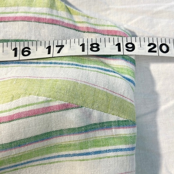 Tommy Bahama, Tulane Linen Striped Shift Dress,Oozes Class & Style, Size Small - Picture 8 of 10